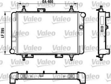 Теплообменник (VALEO: 730592)