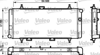 Теплообменник (VALEO: 730595)