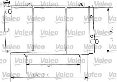 Теплообменник (VALEO: 730634)