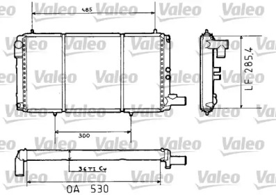 Теплообменник (VALEO: 730635)