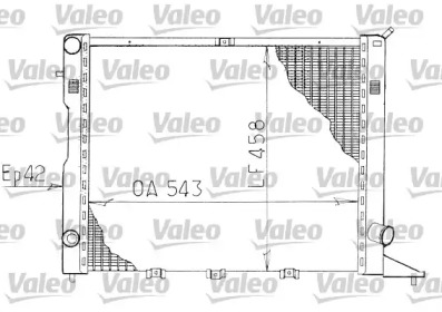 Теплообменник (VALEO: 730816)