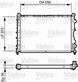 Теплообменник (VALEO: 730838)