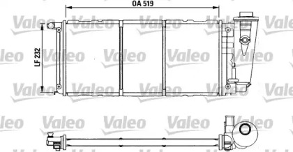 Теплообменник (VALEO: 730839)