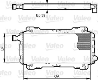 Теплообменник (VALEO: 730842)