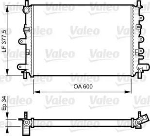 Теплообменник (VALEO: 730856)