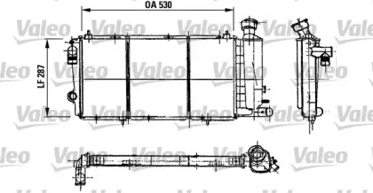 Теплообменник (VALEO: 730896)