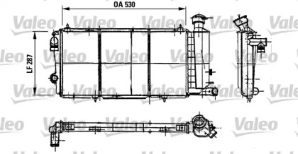 Теплообменник (VALEO: 730897)