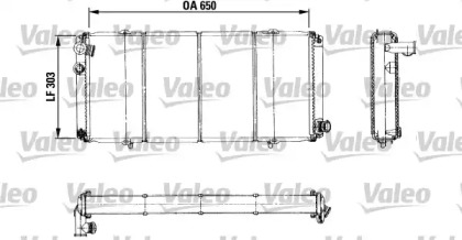 Теплообменник (VALEO: 730898)