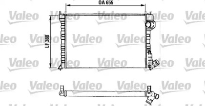 Теплообменник (VALEO: 730936)