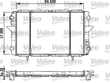 Теплообменник (VALEO: 730940)