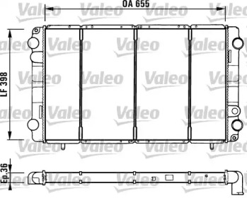 Теплообменник (VALEO: 730944)