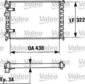 Теплообменник (VALEO: 730946)