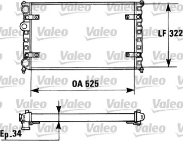 Теплообменник (VALEO: 730947)