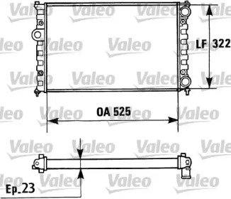 Теплообменник (VALEO: 730948)