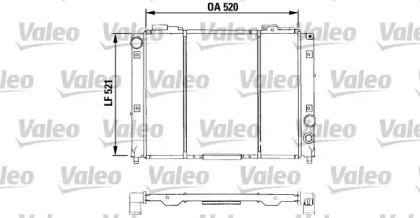 Теплообменник (VALEO: 730950)