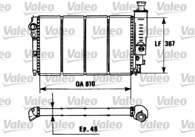 Теплообменник (VALEO: 730953)