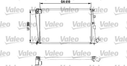 Теплообменник (VALEO: 730958)