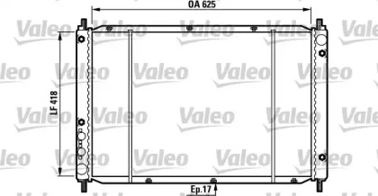 Теплообменник (VALEO: 730970)