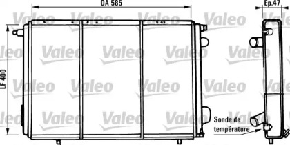 Теплообменник (VALEO: 730973)