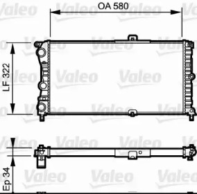 Теплообменник (VALEO: 730980)