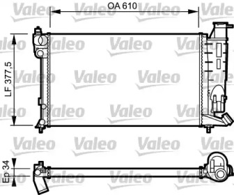 Теплообменник (VALEO: 730983)