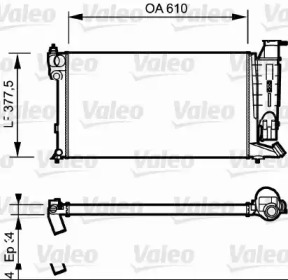 Теплообменник (VALEO: 730985)