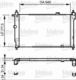 Теплообменник (VALEO: 730993)