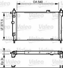 Теплообменник (VALEO: 730994)