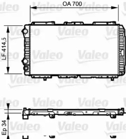 Теплообменник (VALEO: 730995)