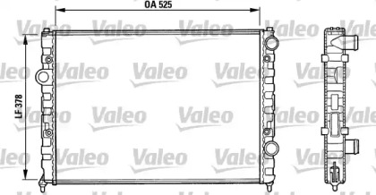 Теплообменник (VALEO: 731005)