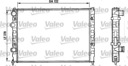 Теплообменник (VALEO: 731006)