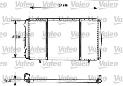 Теплообменник (VALEO: 731016)