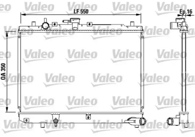 Теплообменник (VALEO: 731036)