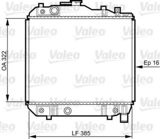 Теплообменник (VALEO: 731042)