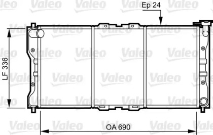 Теплообменник (VALEO: 731073)