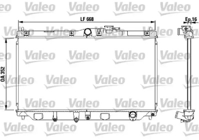 Теплообменник (VALEO: 731076)