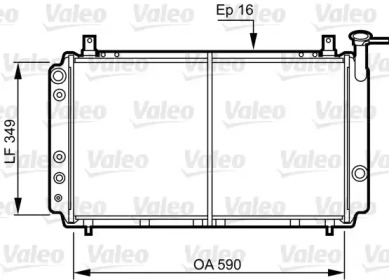 Теплообменник (VALEO: 731082)