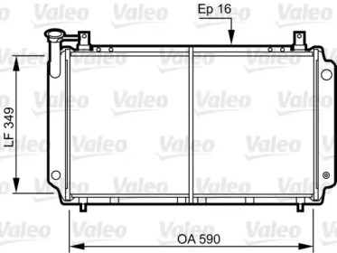 Теплообменник (VALEO: 731083)