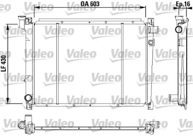 Теплообменник (VALEO: 731087)