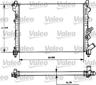 Теплообменник (VALEO: 731128)