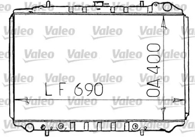 Теплообменник (VALEO: 731134)