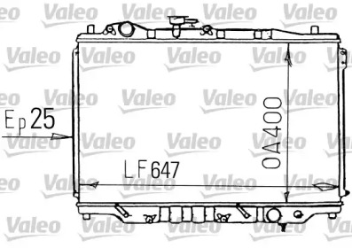 Теплообменник (VALEO: 731139)