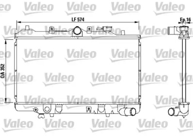 Теплообменник (VALEO: 731142)