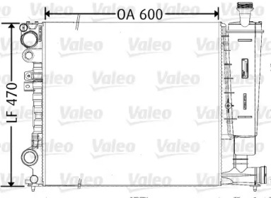 Теплообменник (VALEO: 731165)