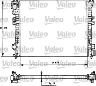 Теплообменник (VALEO: 731166)