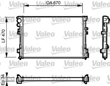 Теплообменник (VALEO: 731168)