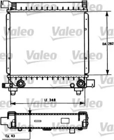 Теплообменник (VALEO: 731171)