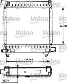 Теплообменник (VALEO: 731172)