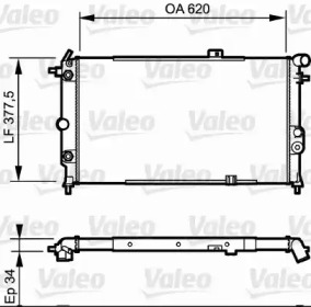 Теплообменник (VALEO: 731175)