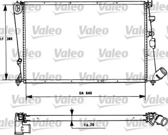 Теплообменник (VALEO: 731184)